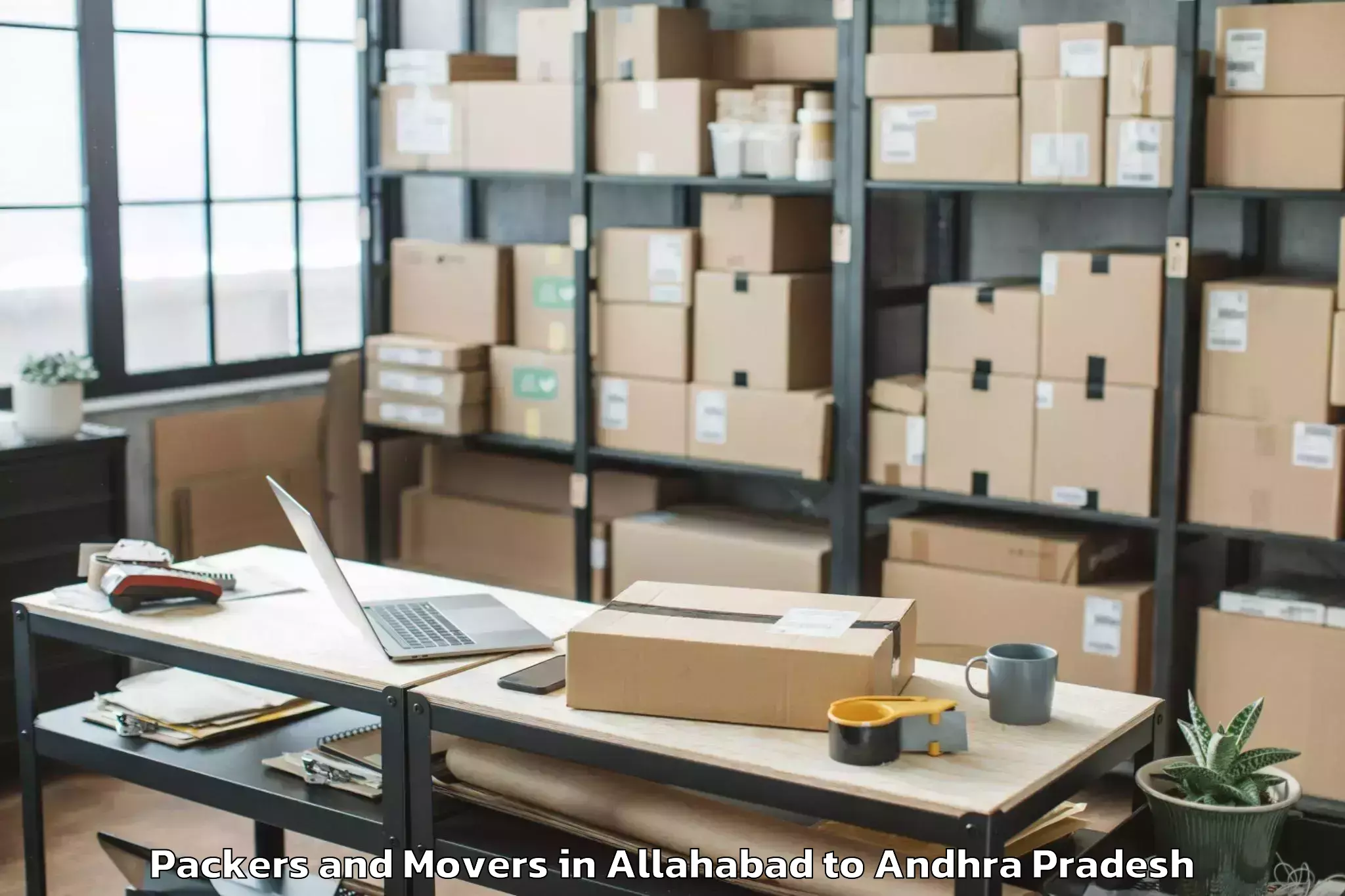 Easy Allahabad to Ponnur Packers And Movers Booking